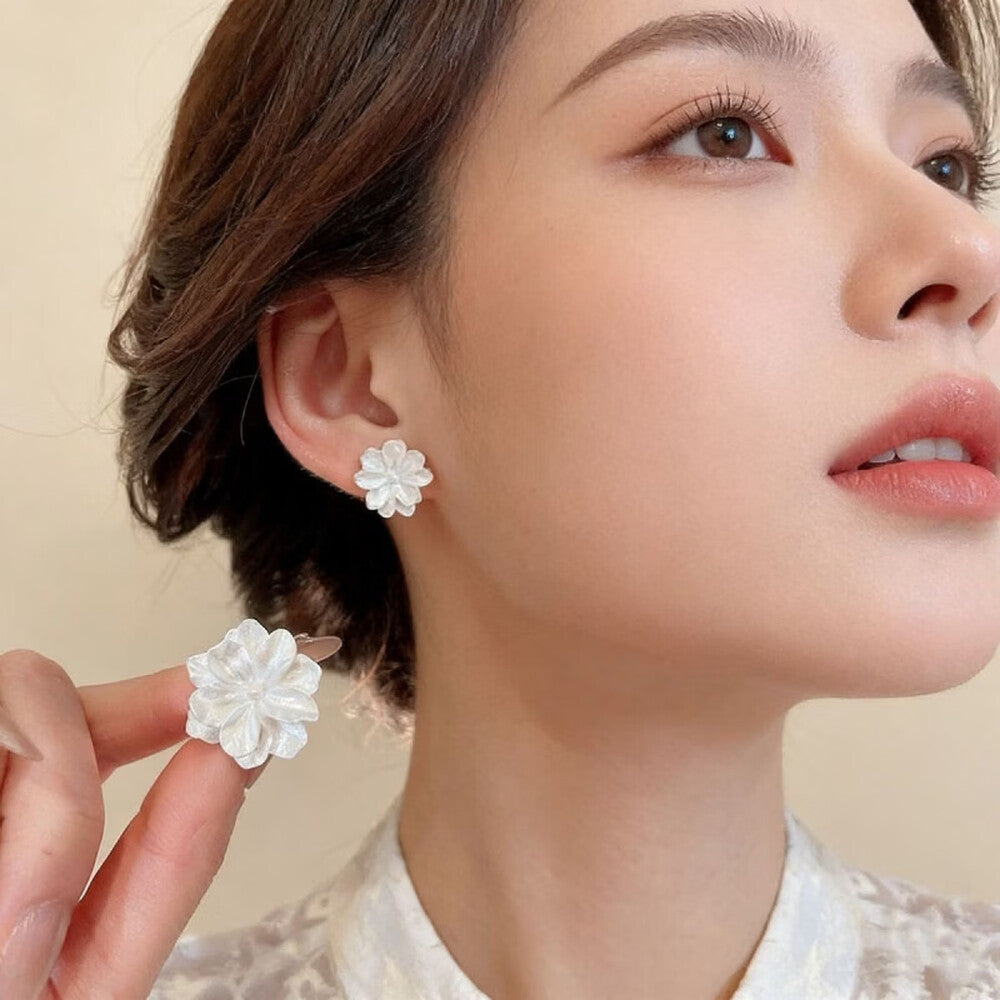 Camellia Stud Earrings - image 8