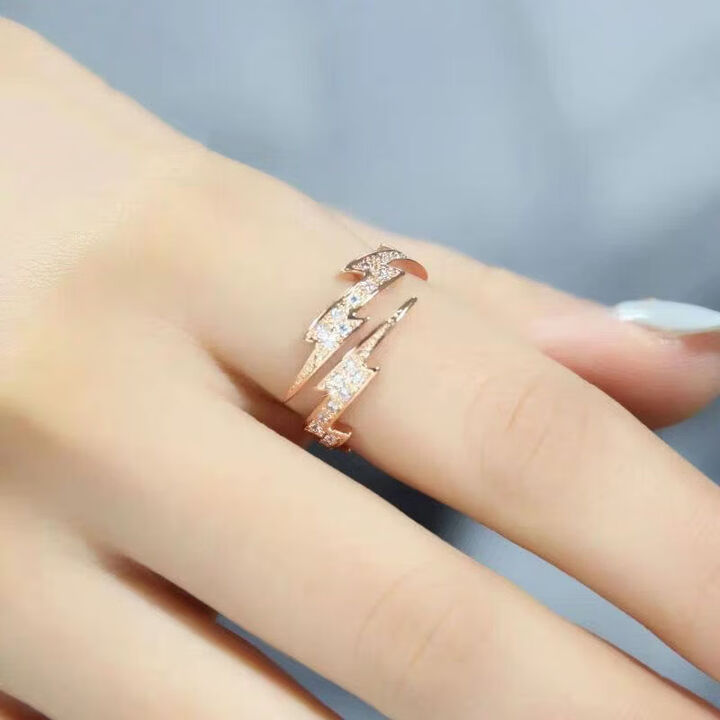 Lightning Ring in Silver