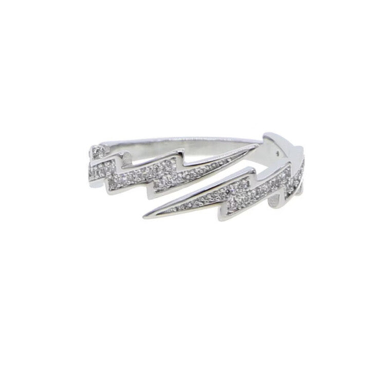 Lightning Ring in Silver