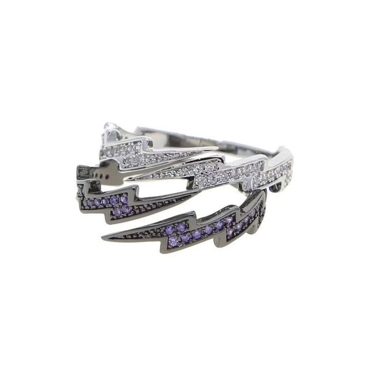 Lightning Ring in Silver