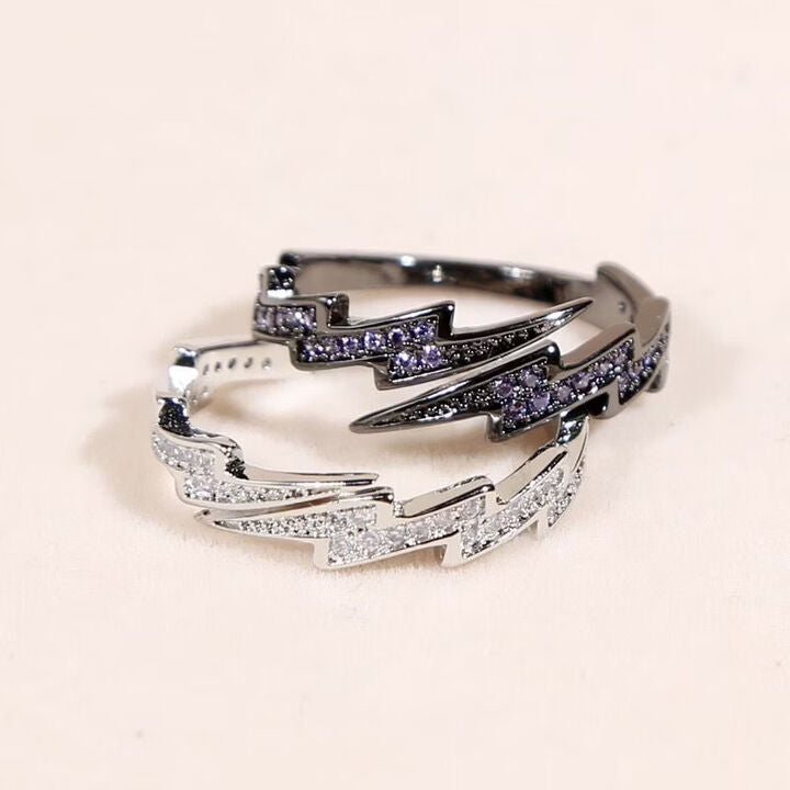 Lightning Ring in Silver