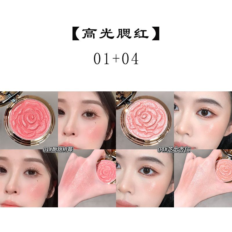 Rose Floral Shimmer Blush – image 18