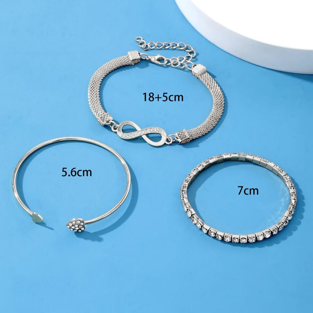 Heart Adjustable Set Bracelet – image 5