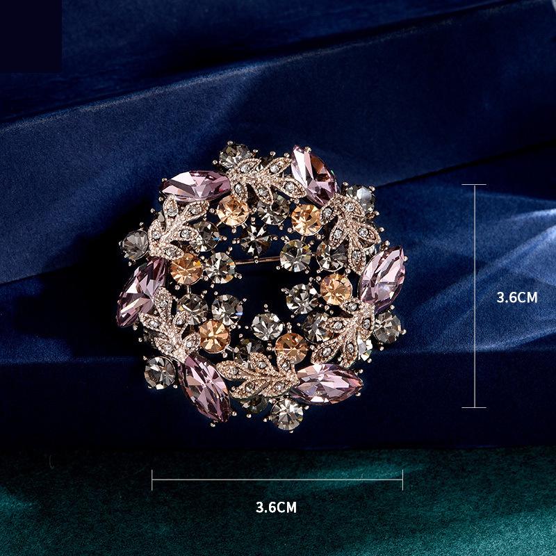 Pink Floral Brooch – image 3