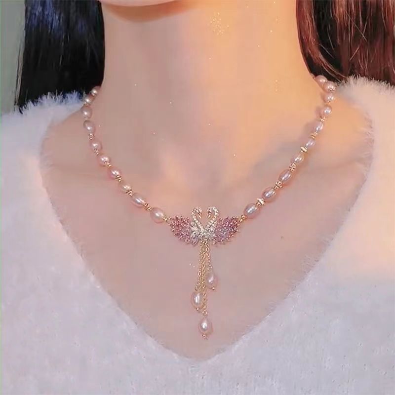 Swan Necklace — product view 2