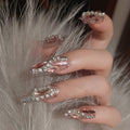 Crystal-Style Press-On Nails