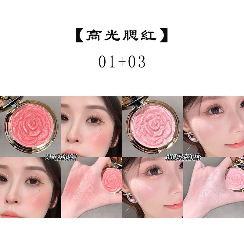 Rose Floral Shimmer Blush – image 17