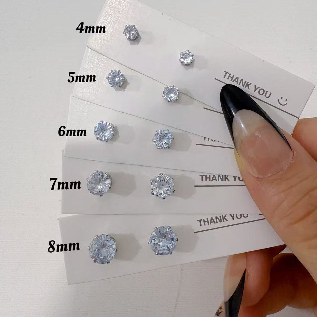 Crystal-Style Magnetic Clip-On Shimmer Earrings – image 3