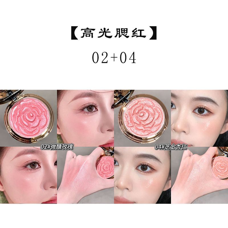 Rose Floral Shimmer Blush – image 20