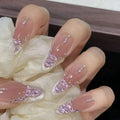Long Shimmer Press-On Nails