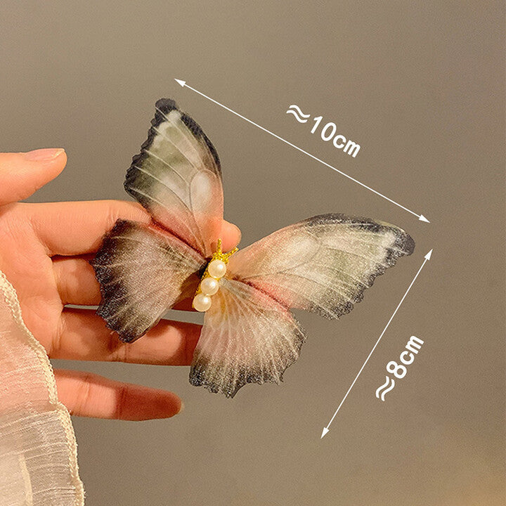 Pearl Butterfly Hair Clip