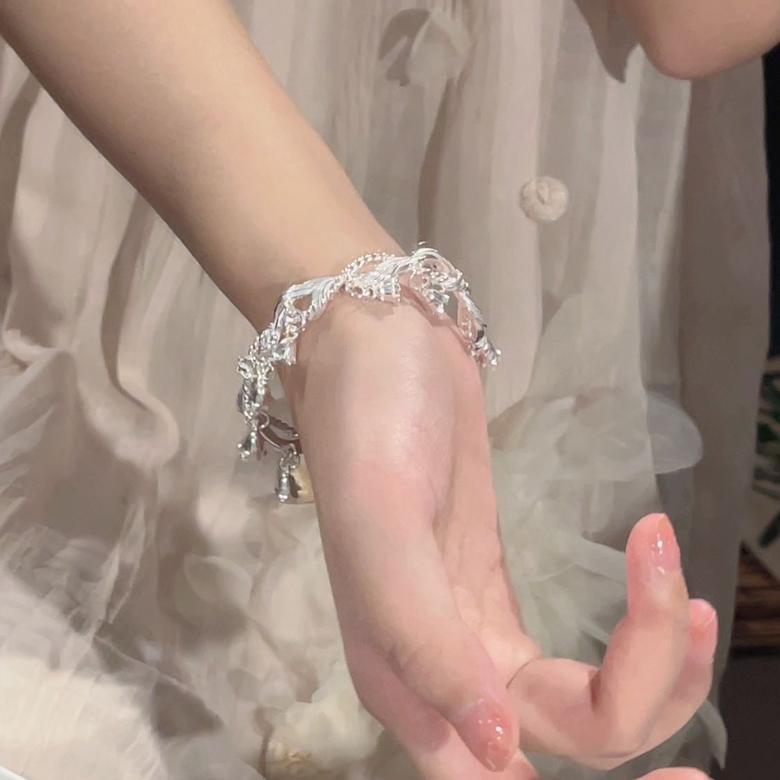 Lily-of-the-Valley Floral Bracelet – image 7