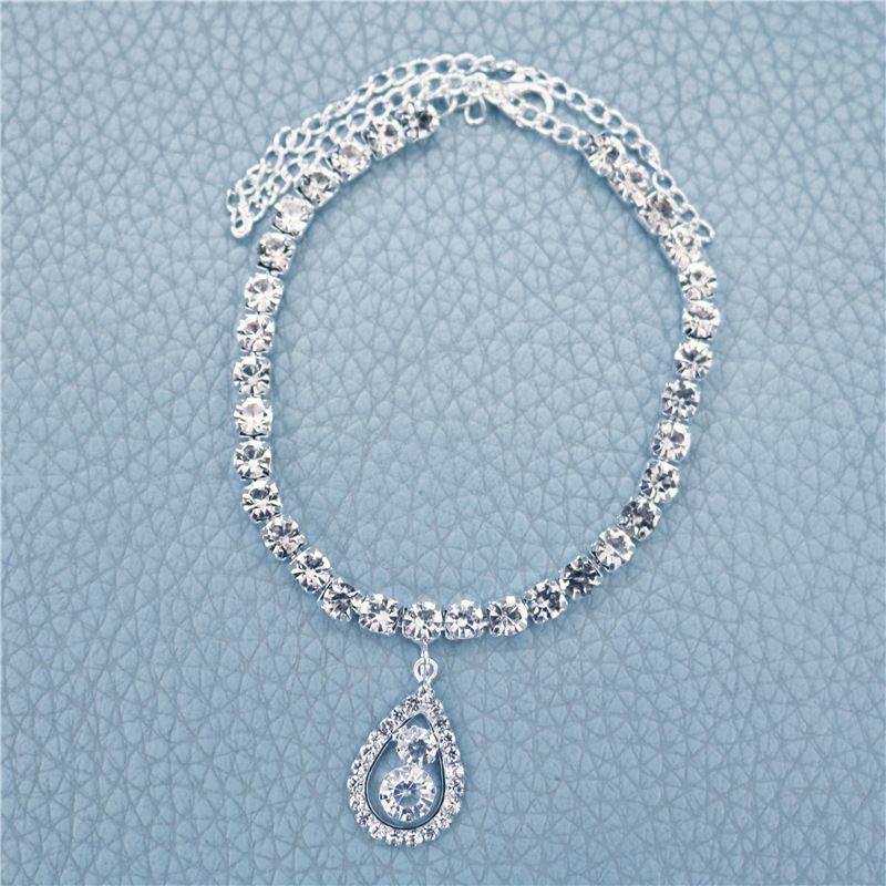 Teardrop Crystal-Style Necklace – image 6
