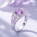 Purple Butterfly Ring
