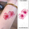 Peach Blossom Temporary Tattoo Set