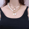 Snake Pearl-Style Necklace