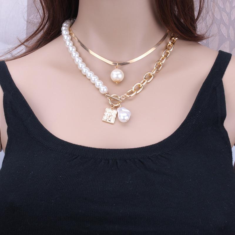 Snake Pearl-Style Necklace