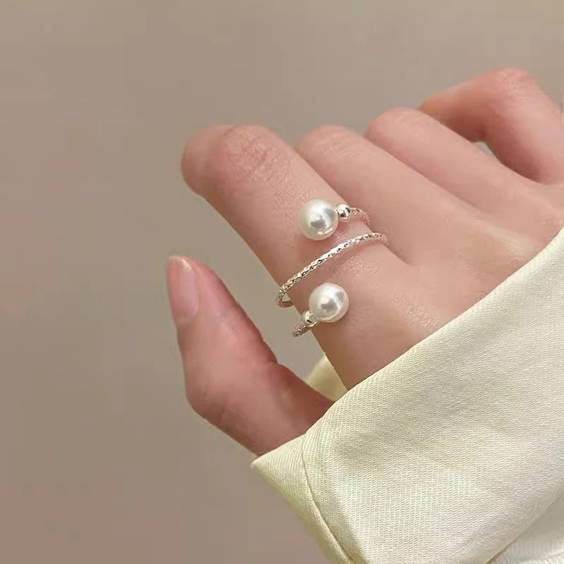 Pearl-Style Adjustable Ring