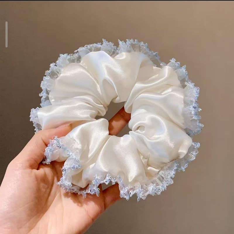 White Hair Tie — product view 4