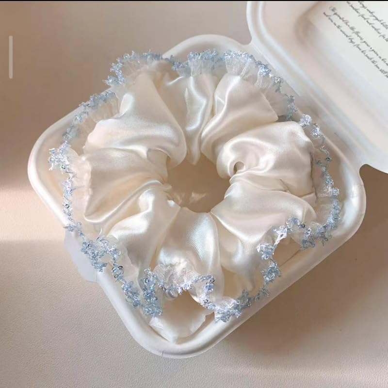 White Hair Tie — product view 3