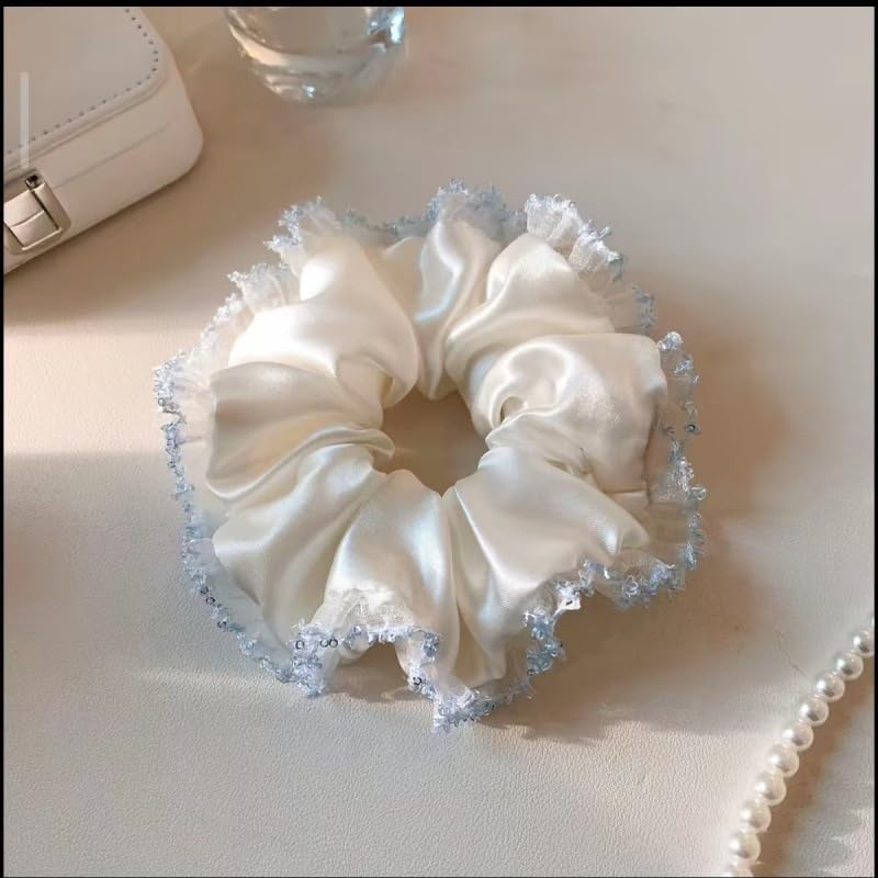 White Hair Tie — product view 2