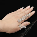 Rose Floral Adjustable Ring