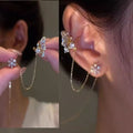 Floral Tassel Earrings