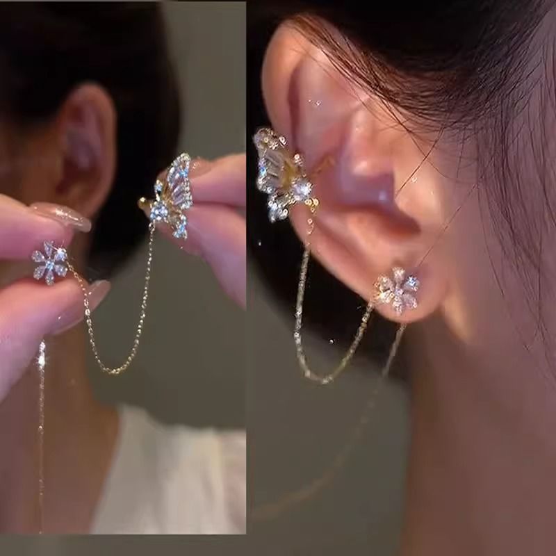 Floral Tassel Earrings