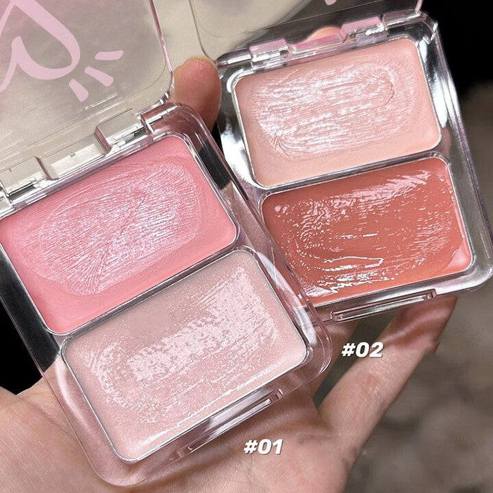 Dual-Tone Glow Blush Balm - Shade 01