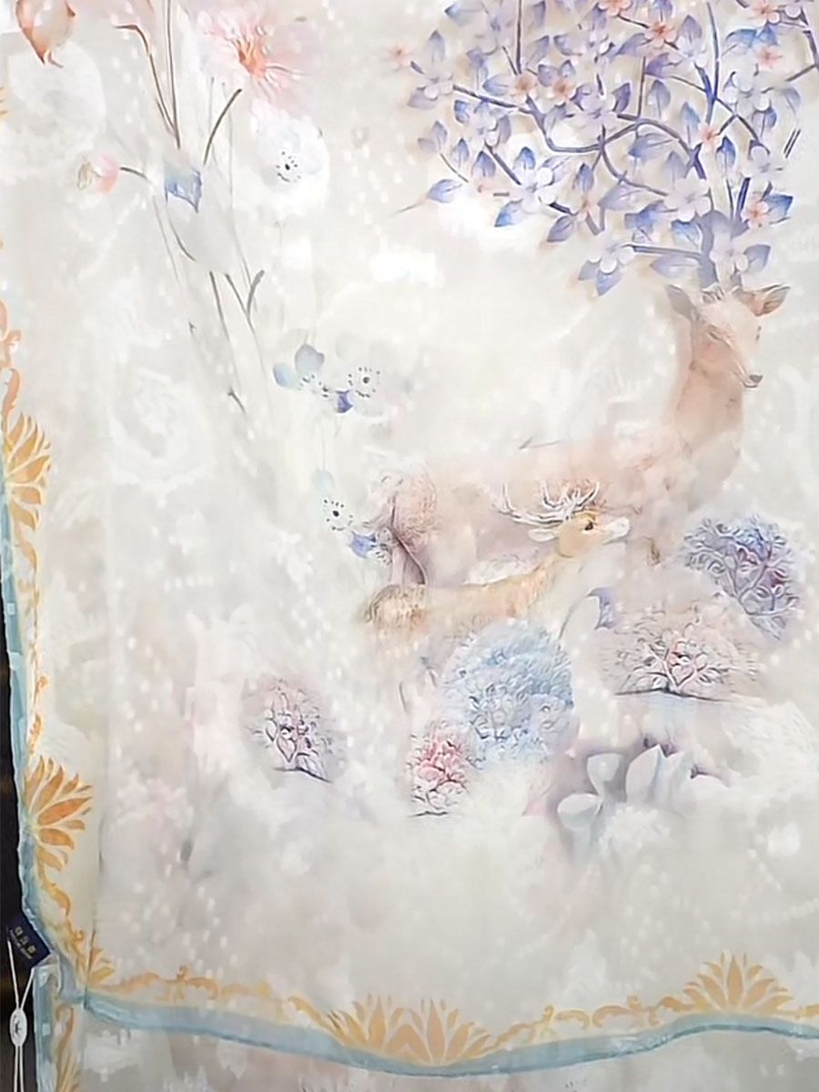 Floral Scarf — product view 1