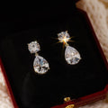 Teardrop Crystal-Style Earrings