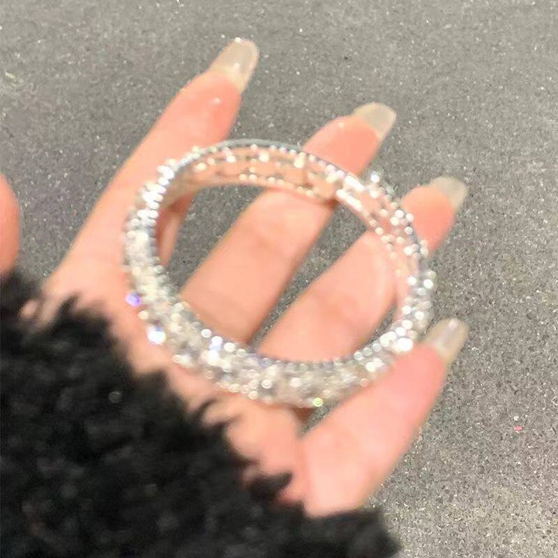 Crystal-Style Multi-Layer Adjustable Shimmer Bracelet — product view 9