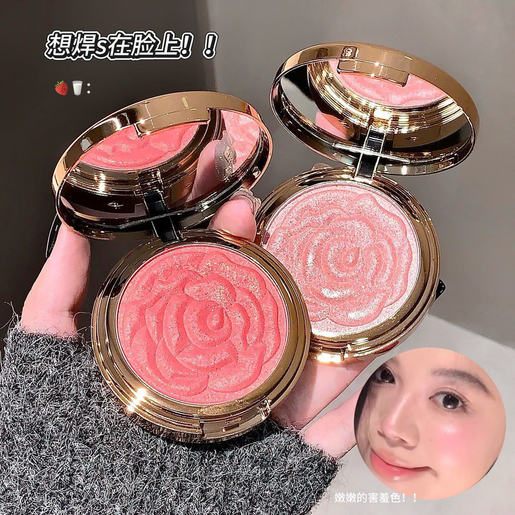 Rose Floral Shimmer Blush – image 4