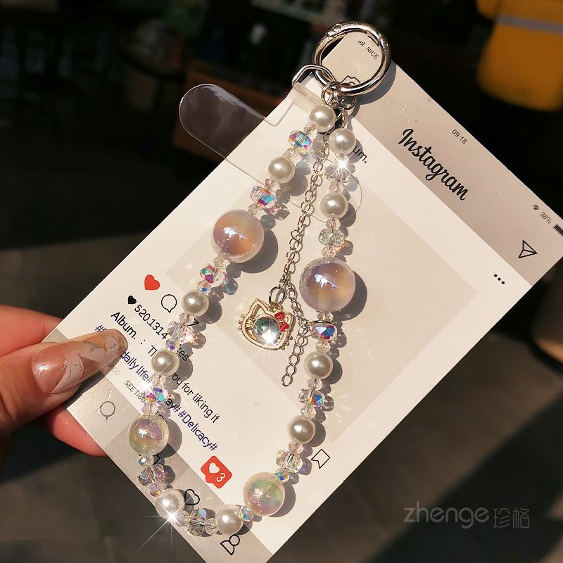 Multicolour Cat Charm Wrist Strap Set — product view 9