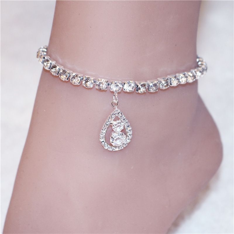 Teardrop Crystal-Style Necklace – image 2
