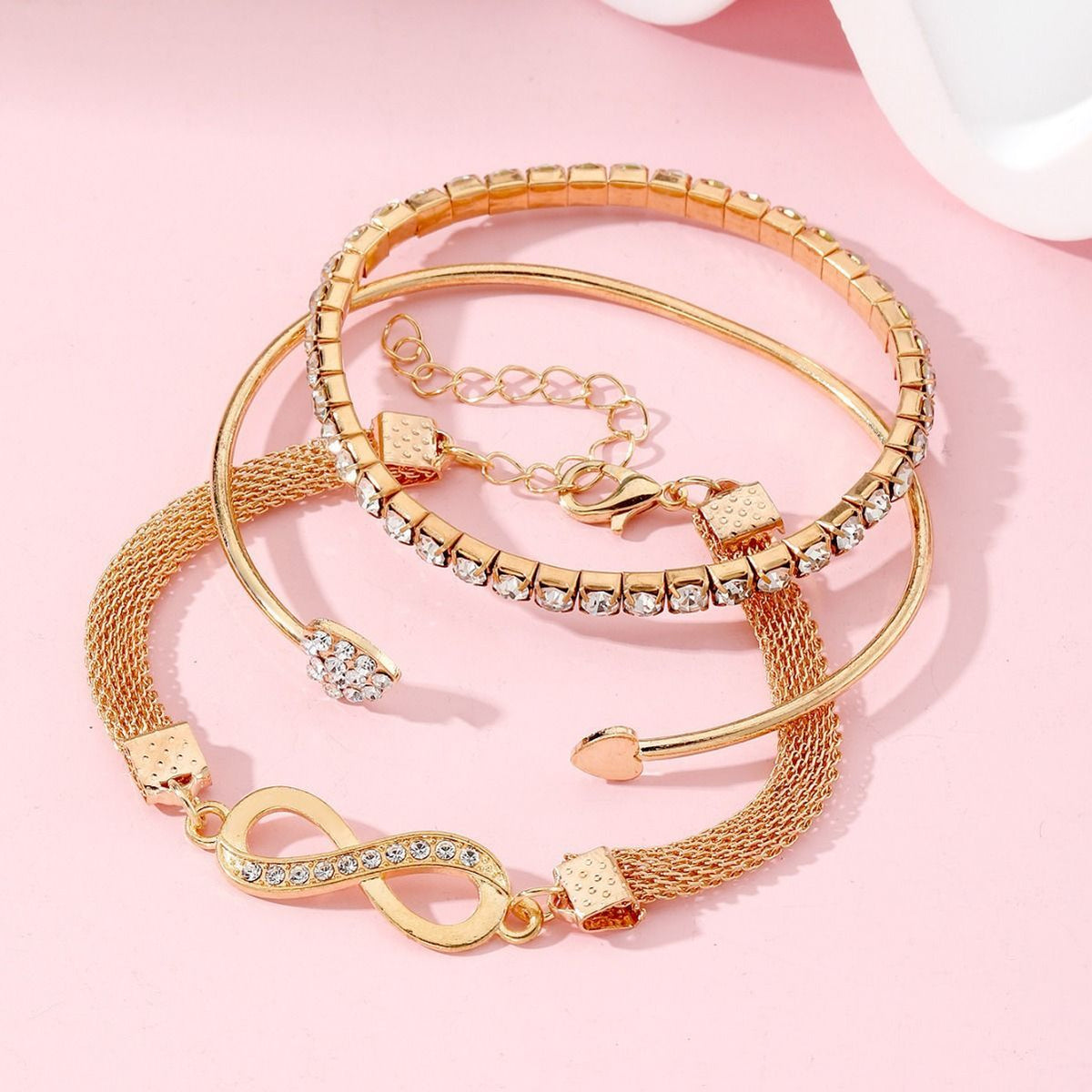 Heart Adjustable Set Bracelet – image 7