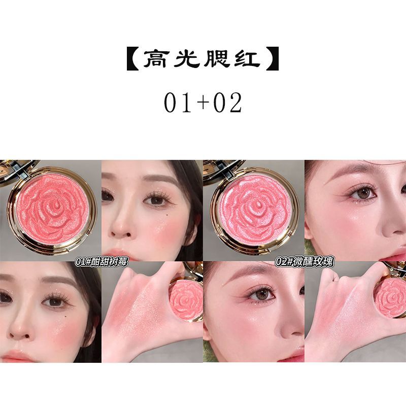 Rose Floral Shimmer Blush – image 16