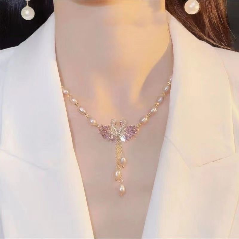 Swan Necklace — product view 5