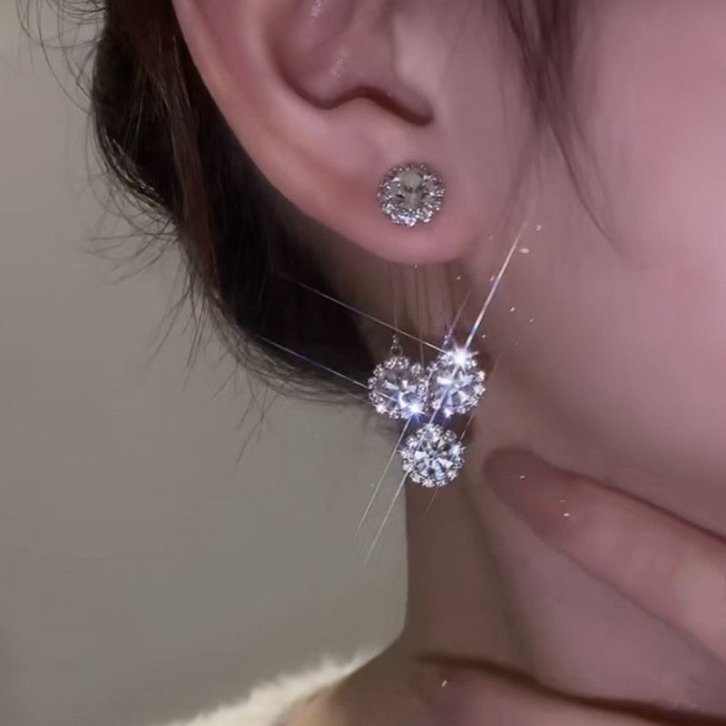 Crystal-Style Tassel Earrings – image 7