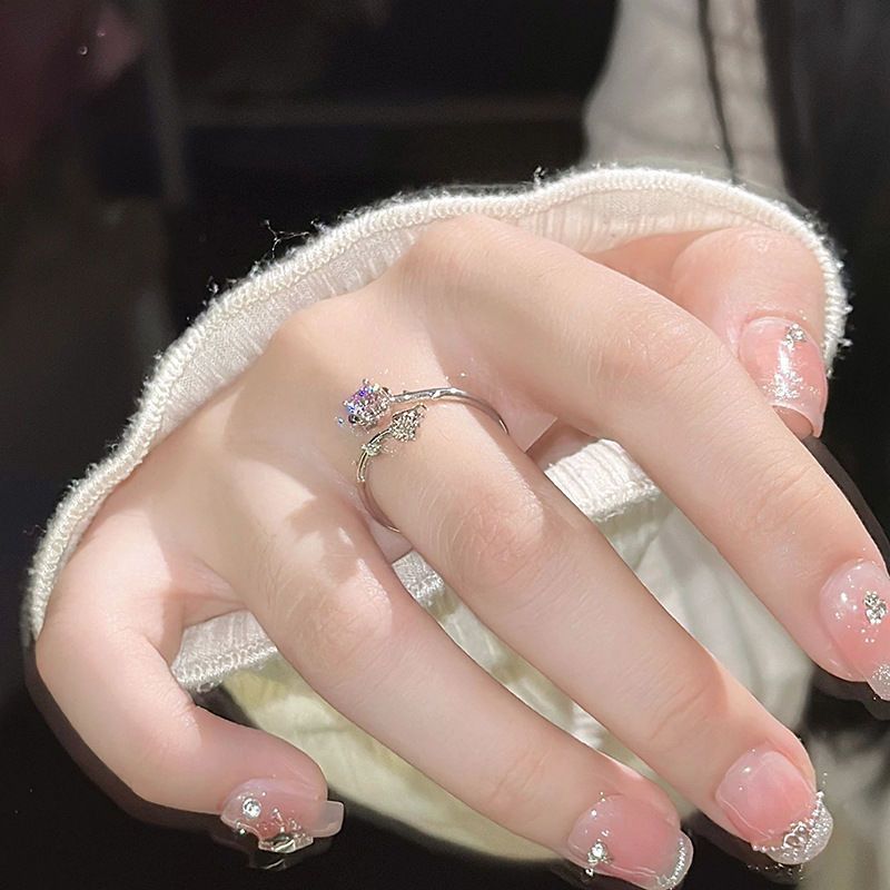 Pink Rose Ring Set — product view 5