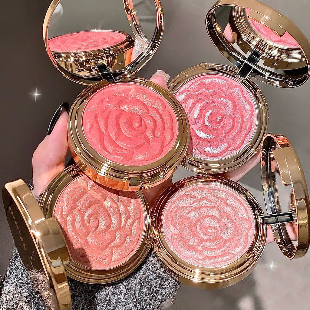Rose Floral Shimmer Blush – image 10