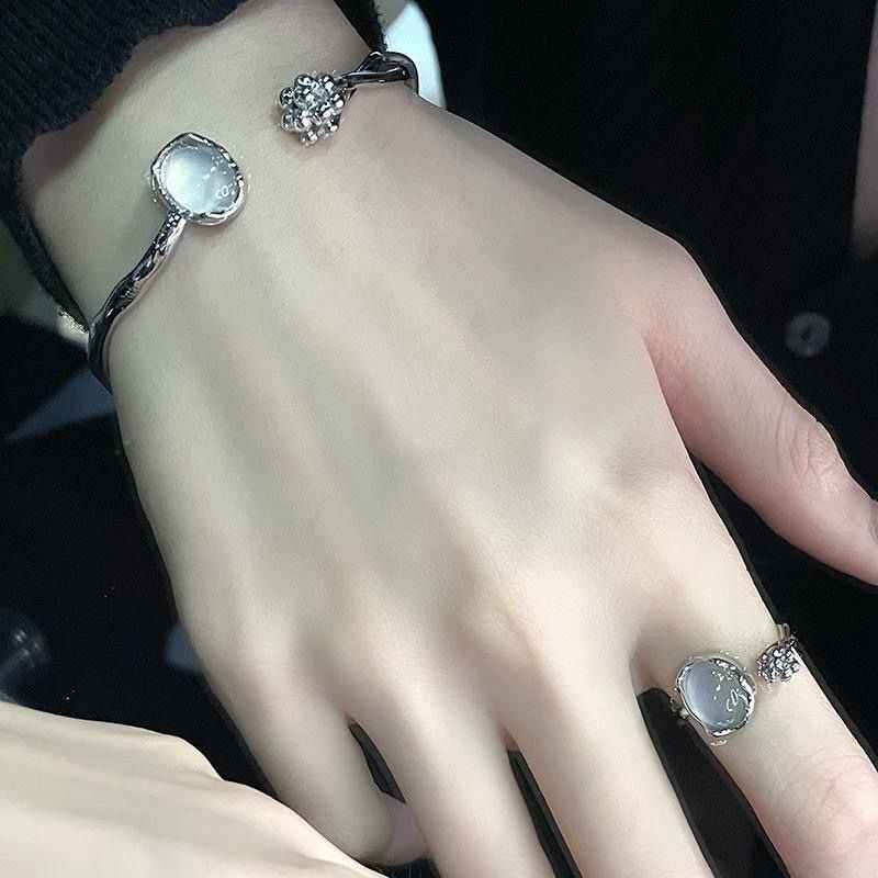 Moon Floral Adjustable Bracelet