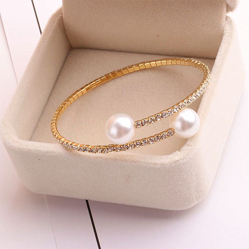Rose Gold-Tone Rose Multi-Layer Bracelet – image 17