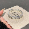 Crystal-Style Multi-Layer Adjustable Shimmer Bracelet
