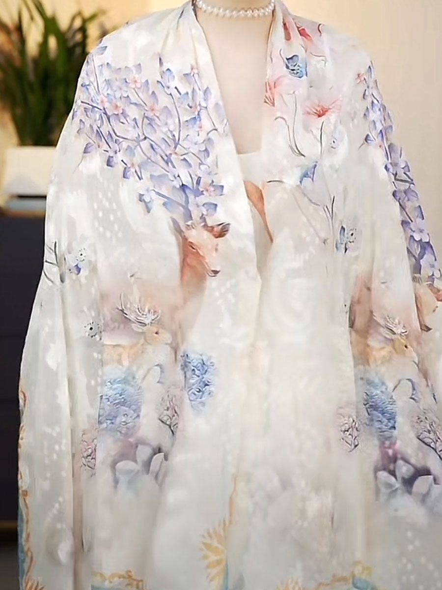 Floral Scarf — product view 8