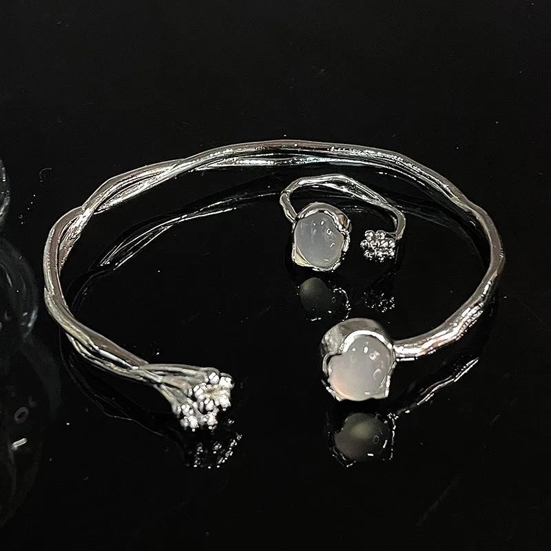 Moon Floral Adjustable Bracelet – image 2