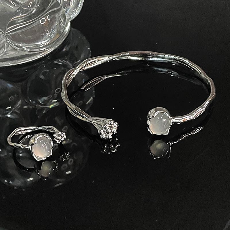 Moon Floral Adjustable Bracelet – image 3
