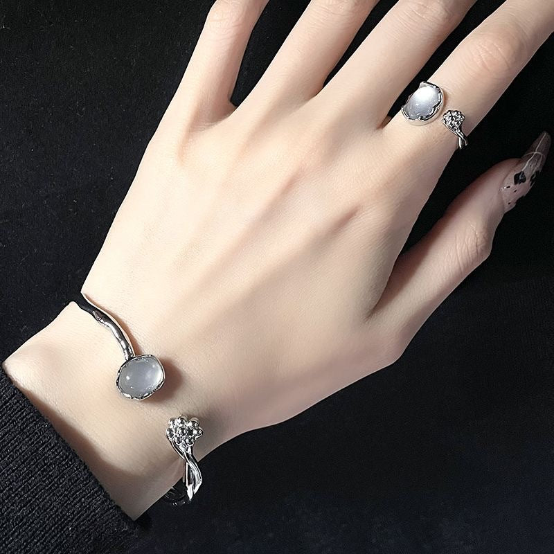 Moon Floral Adjustable Bracelet – image 4