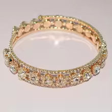Crystal Rhinestone Bangle Bracelet