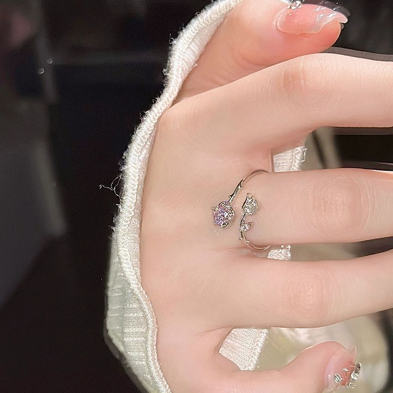 Pink Rose Ring Set — product view 3